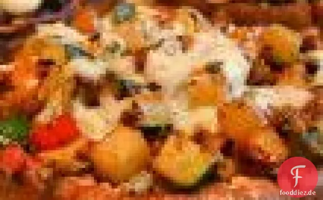 Pilze & Spinat mit Soppressata Chips