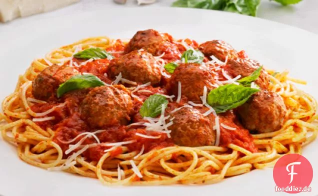 Johnsonville Klassische Fleischbällchen und Spaghetti
