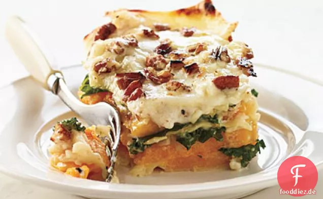 Butternut-Grünkohl-Lasagne