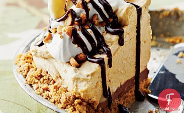 Erdnussbutter-Bananen-Icebox Pie