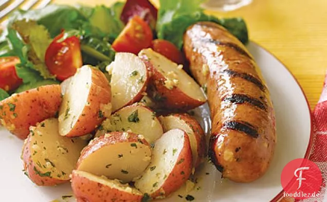 Würstchen mit warmem Kartoffelsalat