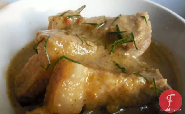 Schweinefleisch in Penang Currysauce