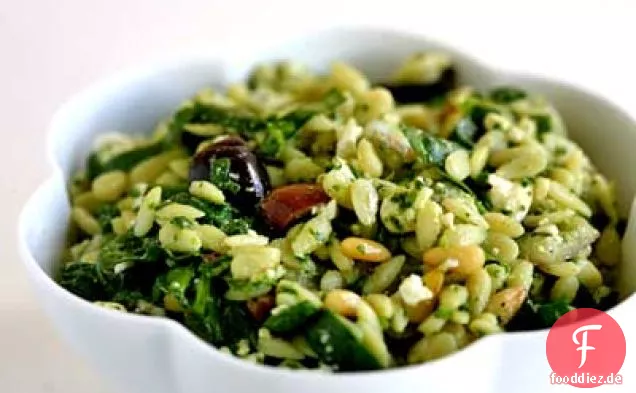 Spinat Und Orzo-Salat