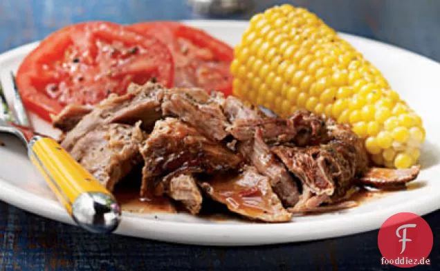 Carolina Pulled Pork mit Lexington Red Sauce