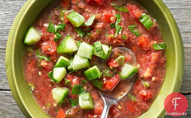 Einfachste Garten Gazpacho