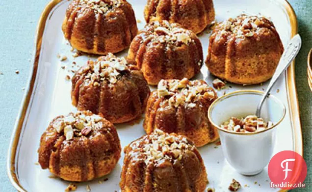 Rum-glasierte Süßkartoffelkuchen