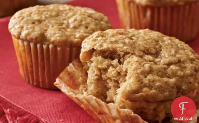 Schnelle und Einfache Bananen-Hafer-Muffins