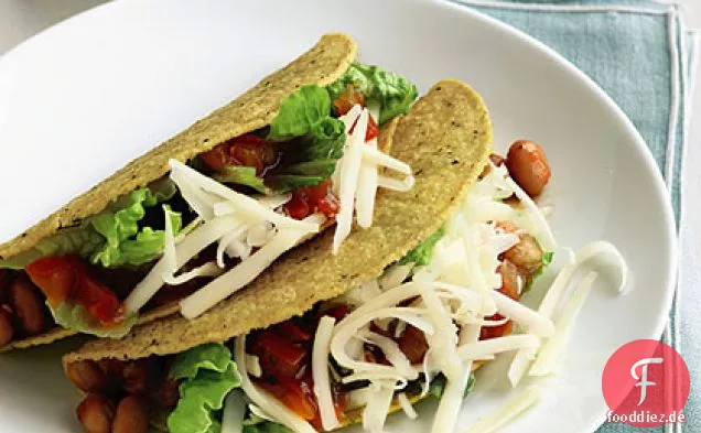 Pinto-Bohnen-Käse-Tacos