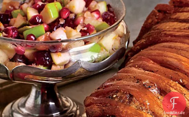 Apfel-Cranberry-Granatapfel-Salsa