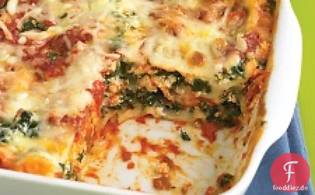 Spinat Und Schinken-Lasagne