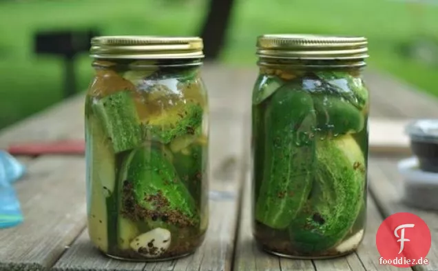 Knoblauch-Dill-Gurken