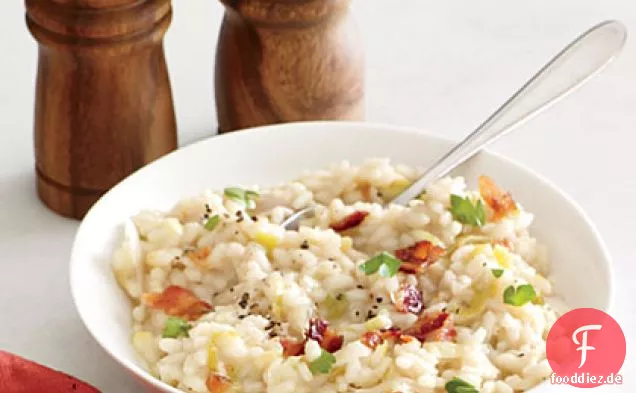 Speck-Lauch-Risotto