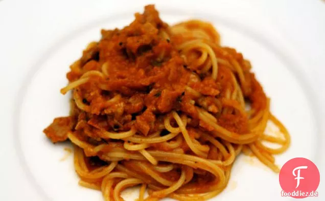 Abendessen heute Abend: Grill Spaghetti