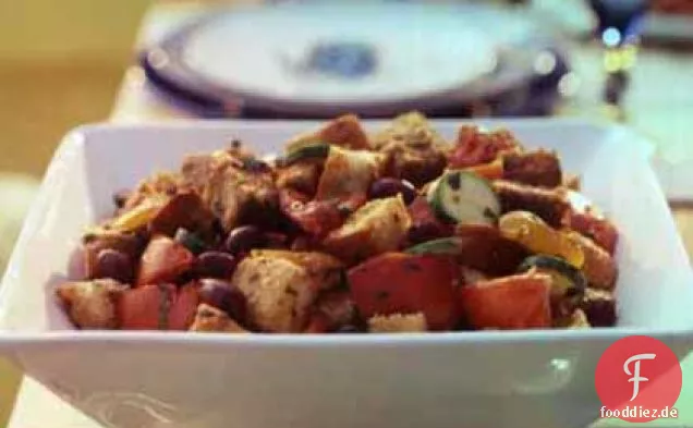 Kräuter-mariniertes gegrilltes Gemüse