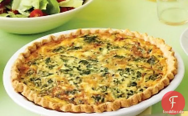 Spinat Und Gruyere-Quiche