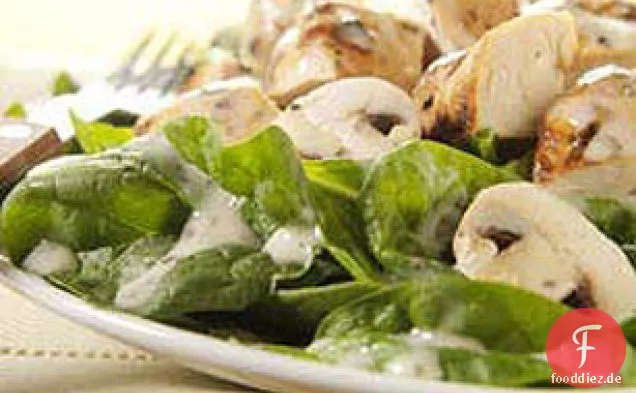 Honig-Kraut Huhn & Spinat Salat