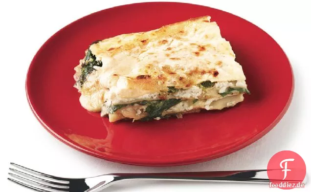 Spinat, Pesto Und Fontina-Lasagne