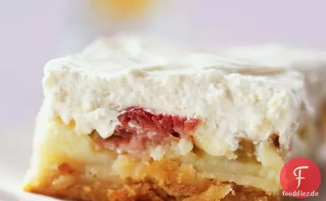 Rhabarber-Pudding-Riegel