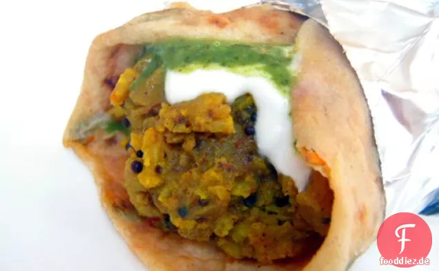 Aloo Gobi Kati Rolle