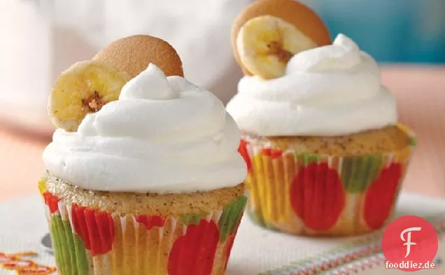 Bananen-Pudding-Cupcakes