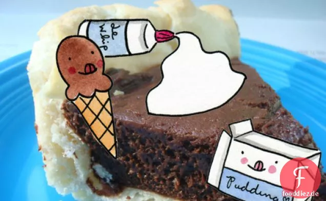 Cakespy: Doppelte Schokoladeneis-Pudding-Torte