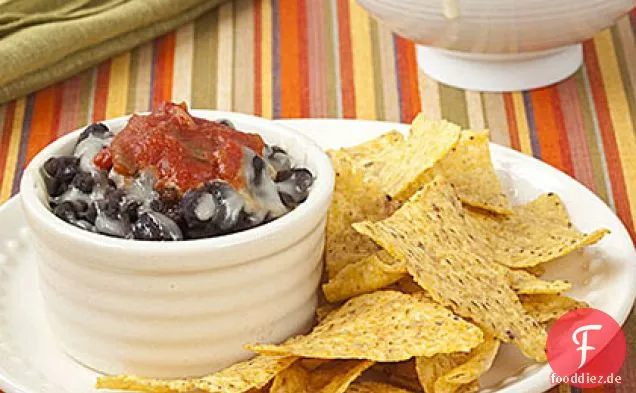 Einfache mexikanische schwarze Bohne Kasserolle