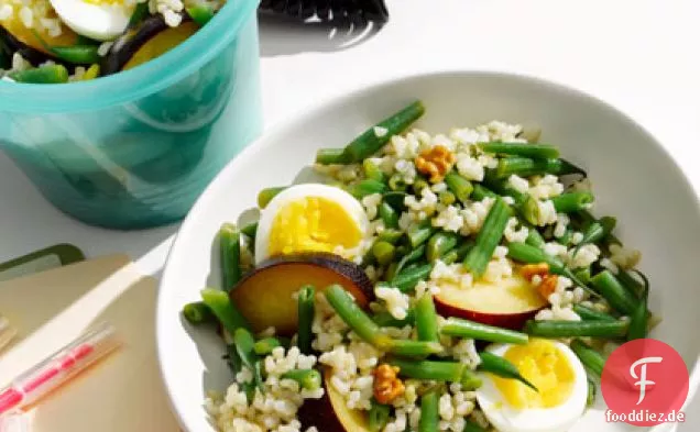 Ei und Reissalat zum Mitnehmen