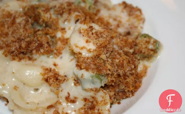 Mac und Käse mit Okra und Grütze