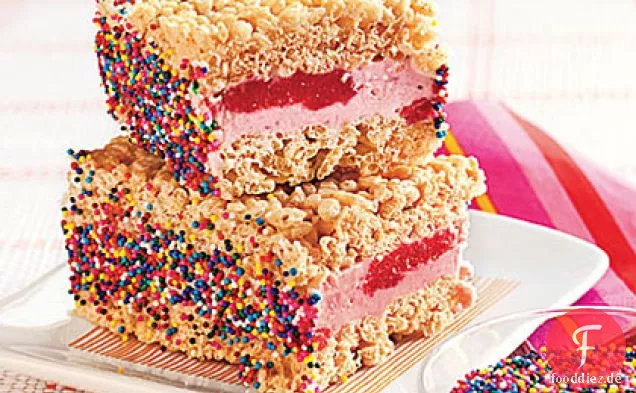 Reis Krispies Behandeln Eis Sandwiches