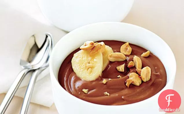 Schokolade-Erdnussbutter-Pudding