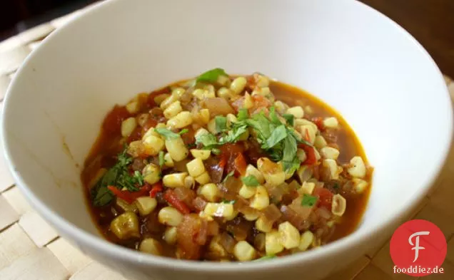 Angrezi Bhutta (Mais und Tomatencurry)