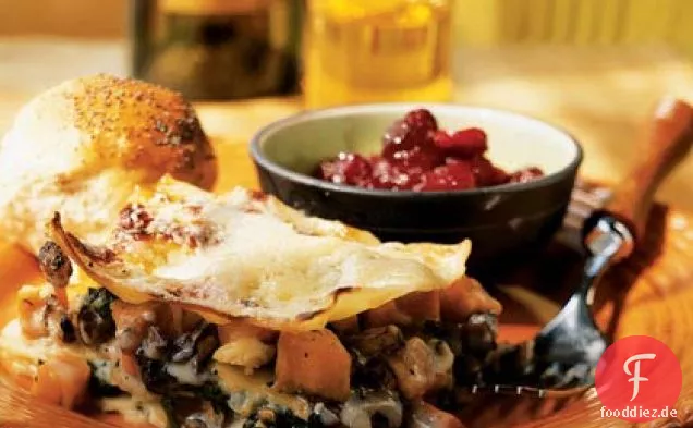 Lasagne mit Herbstgemüse, Gruyère und Salbeibéchamel