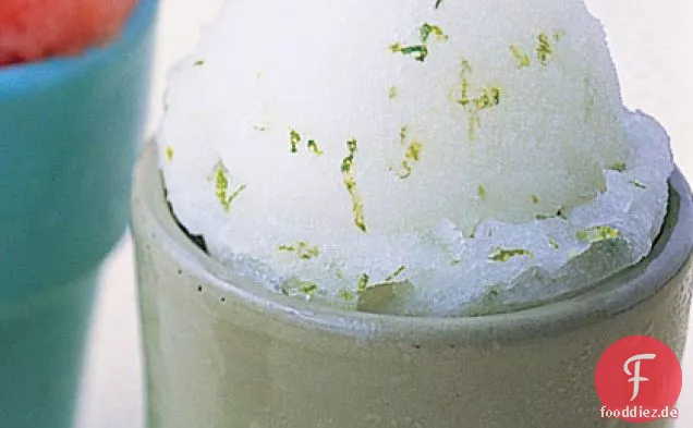 Tequila-Limetten-Sorbet