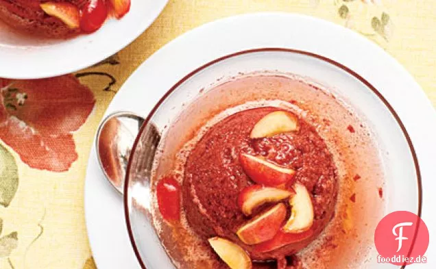 Bing Kirschsorbet mit Prosecco