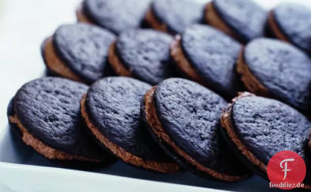 Schokoladen-Ganache-Sandwiches