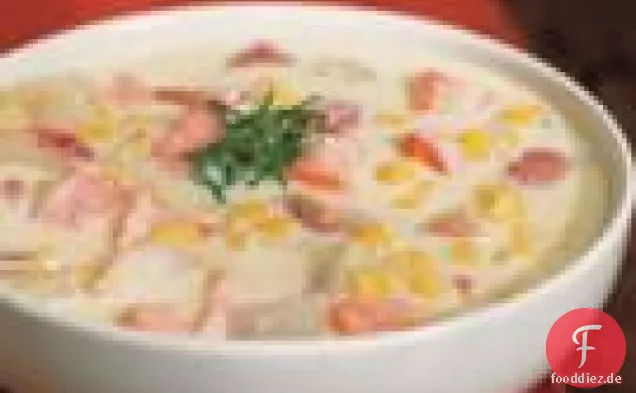 Lachs Und Mais Chowder