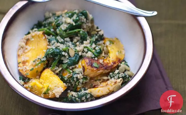 Der schärfere Flüsterer: Squash und Quinoa mit Koriander-Limetten-Dressing
