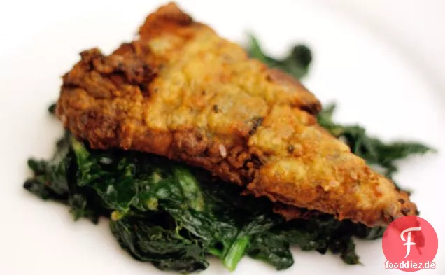 Abendessen heute Abend: Fischfilets mit würziger grüner Unterwolle
