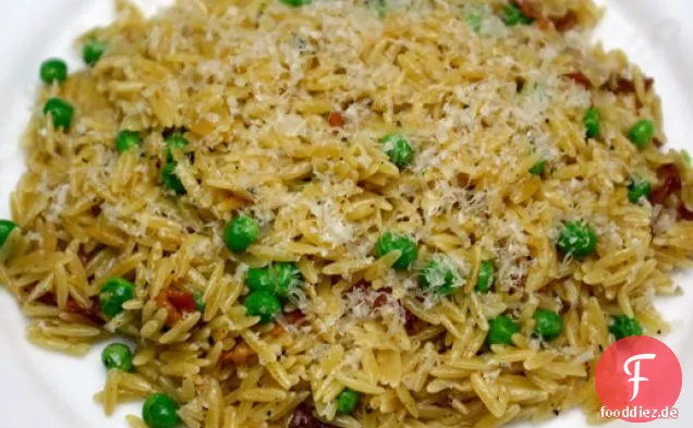 Orzo Carbonara-Stil