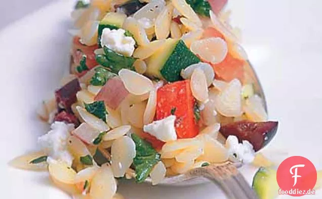 Zitroniger Orzo-Salat