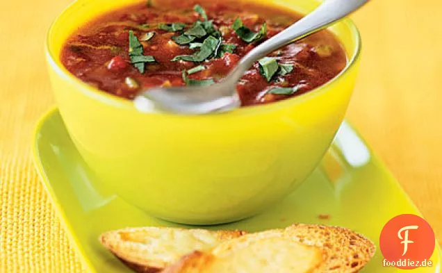 Sommer-Garten-Gazpacho
