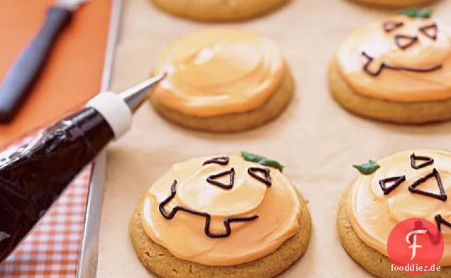 Jack-o'-Lantern-Kekse