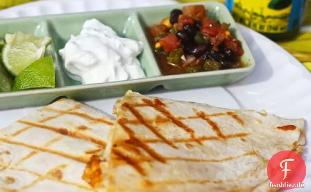 Knuspriger Pfeffer Jack Quesadillas