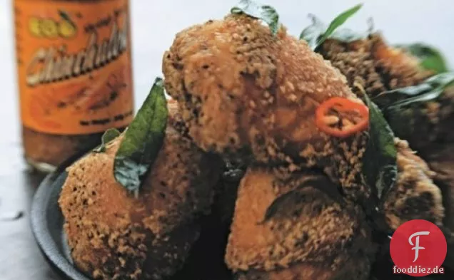 Zakary Pelaccio's Curry Blatt gebratenes Huhn