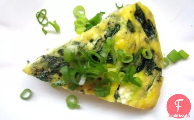 Spinat und Feta Frittata