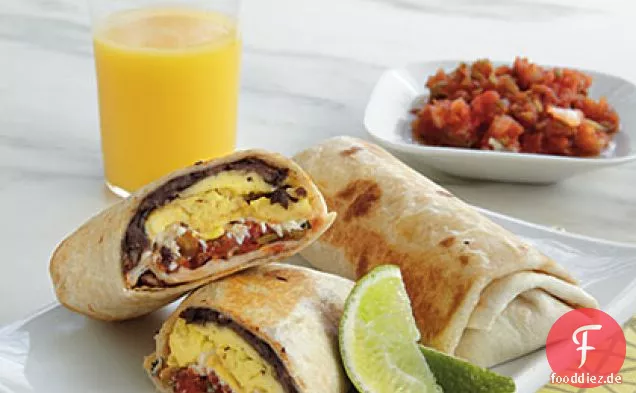 Mexikanisches Frühstück Burritos