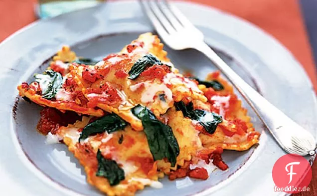 Italienischer Ravioli-Auflauf