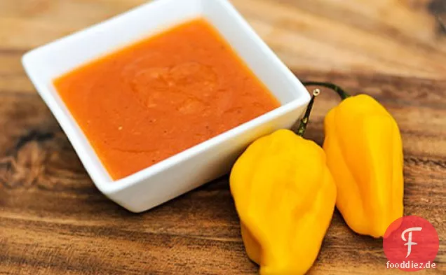 Papaya-Habanero Scharfe Sauce
