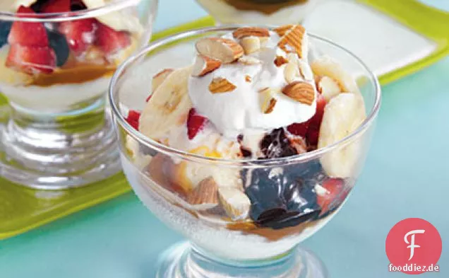 Banana Split Eisbecher