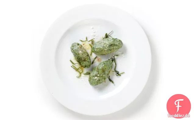 Mangold Malfatti mit Salbei Brauner Butter